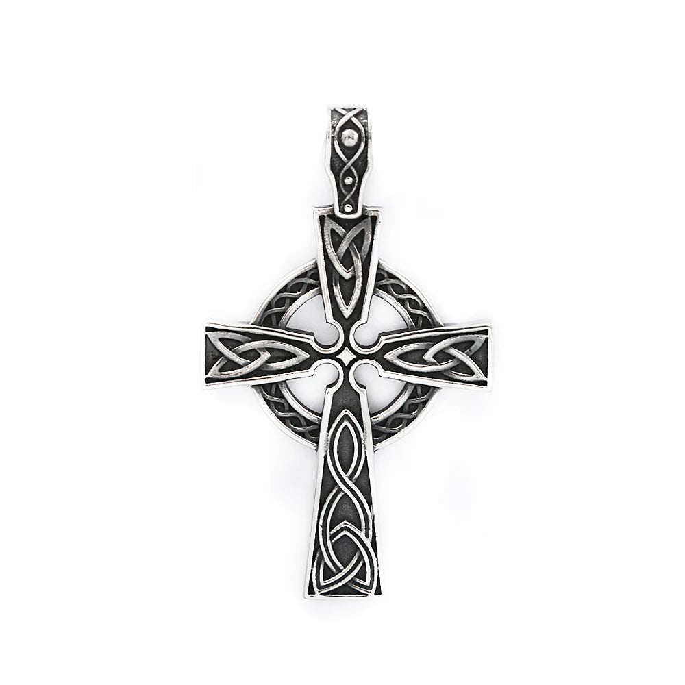 Celtic Knot Cross Necklace (316L)