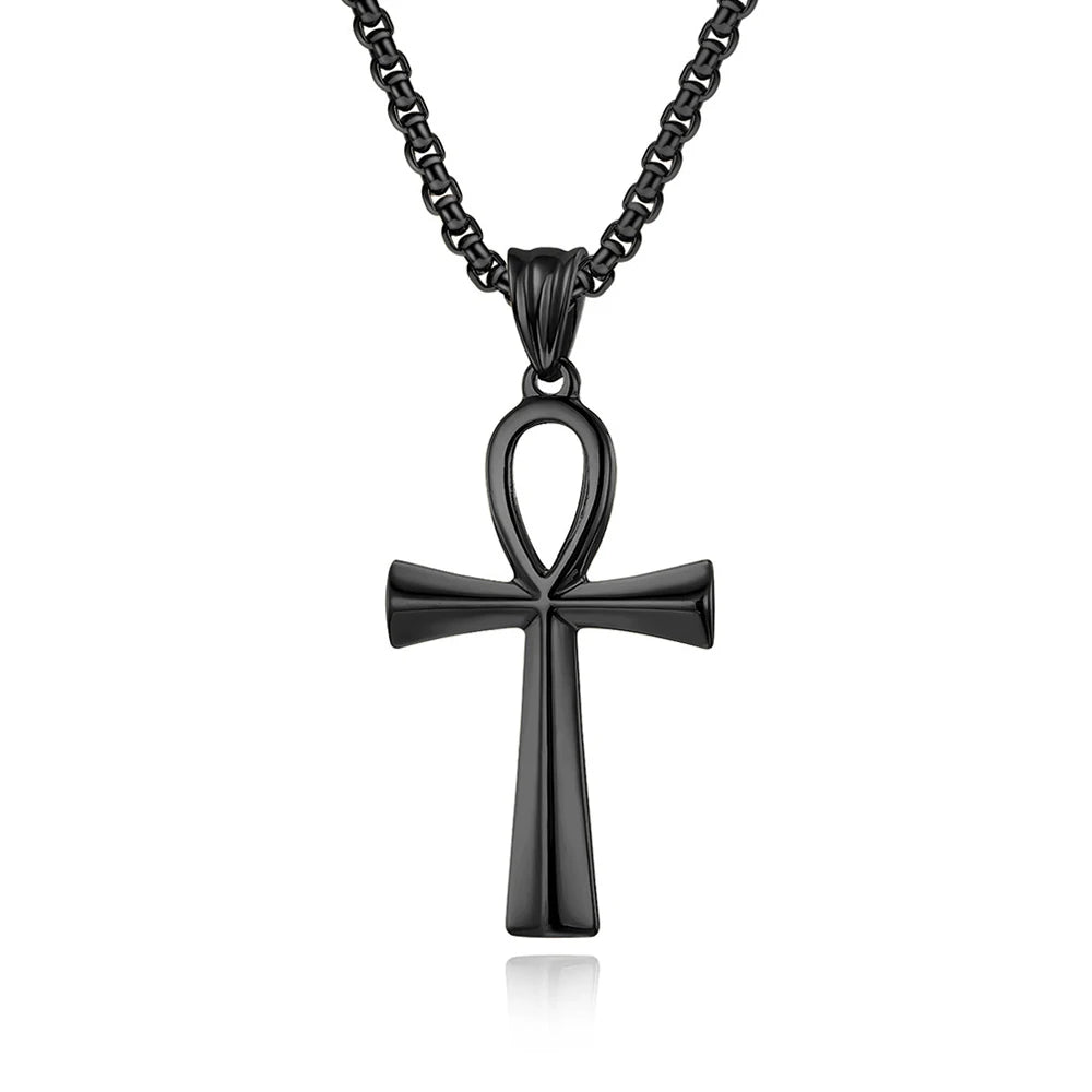 Classic Egyptian Ankh Cross Necklace (316L)