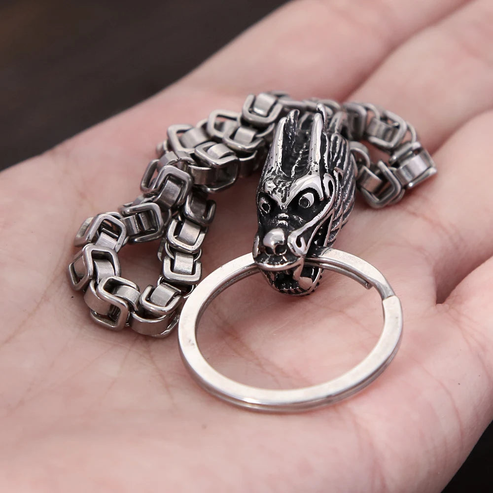 Dragon Head Keychain (316L)