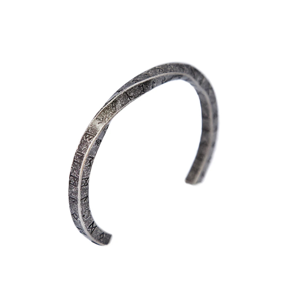 Viking Rune Möbius Cuff Bracelet (316L)