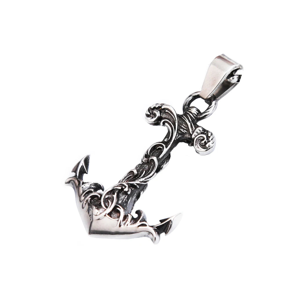 Vintage “Warrior Skull Mask” Pendant Necklace (316L