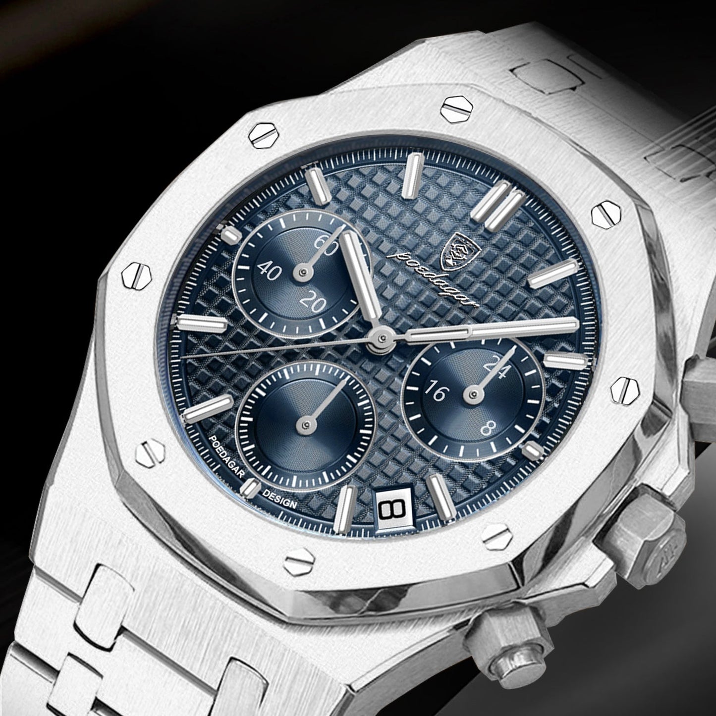 Men’s Chronograph Watch – Serenade 42mm Stainless Steel