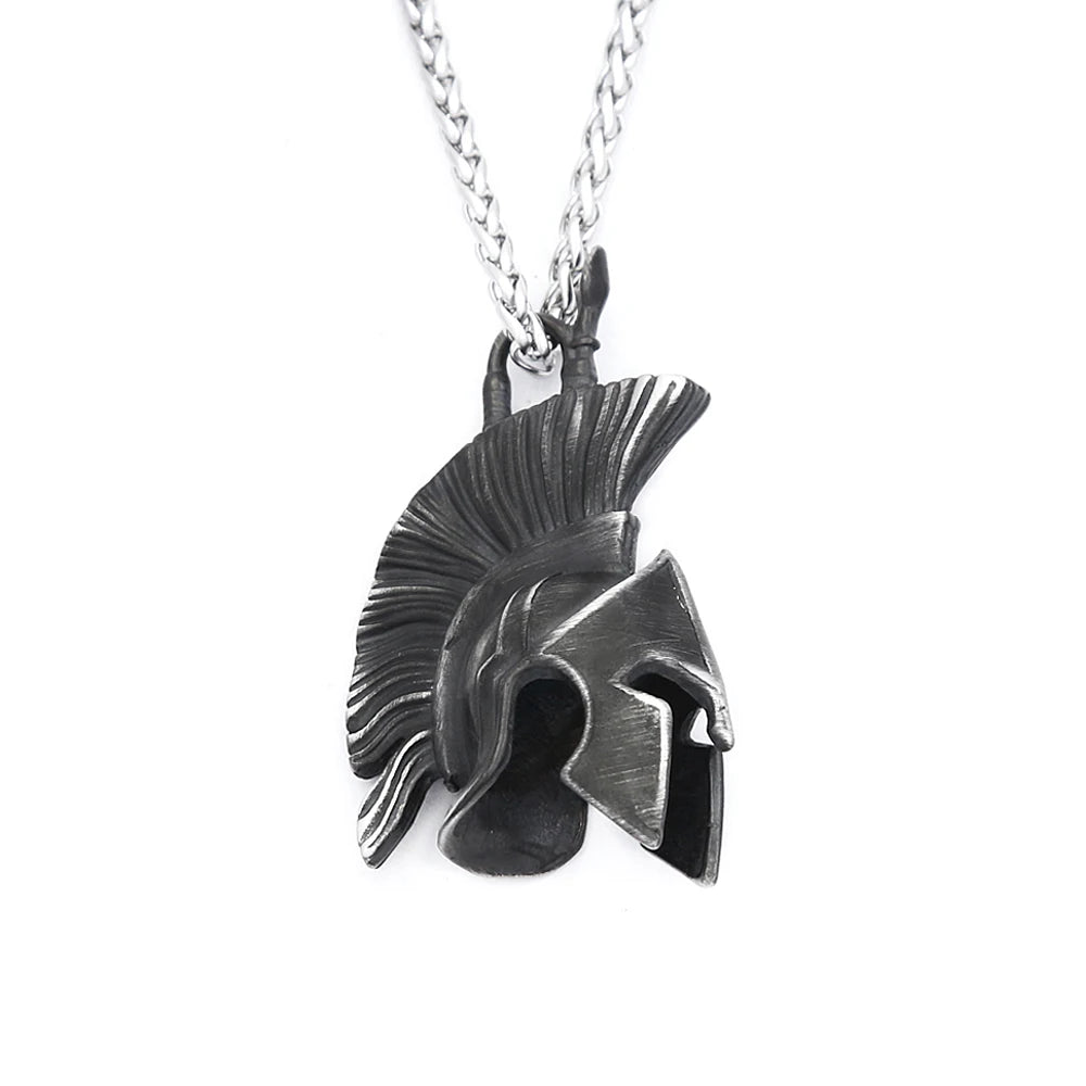 Spartan Helmet Pendant (316L)
