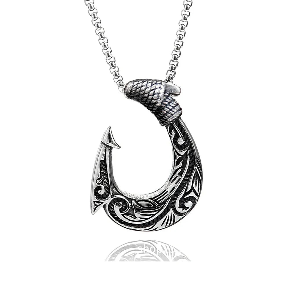 Skull Mask Warrior Pendant Necklace (316L)