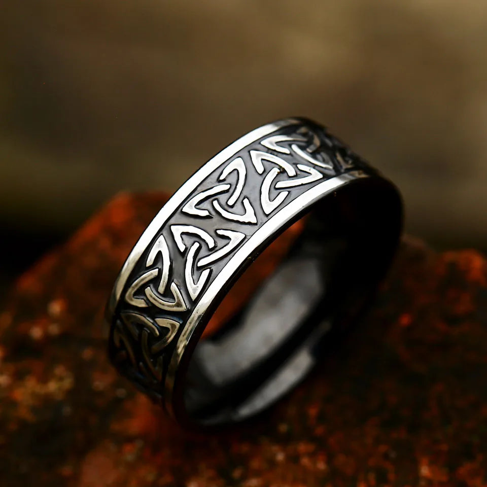 Valknut Knot Ring (316L)