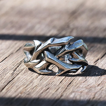 Thorn Crown Ring (316L)