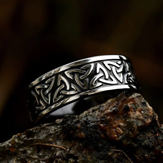 Valknut Knot Ring (316L)