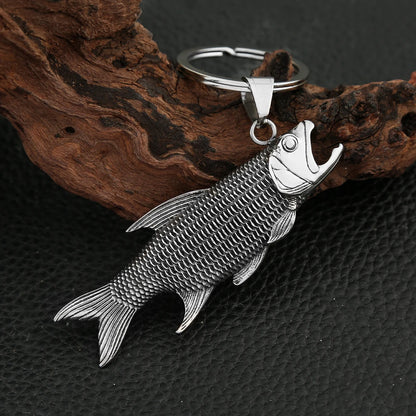 Vintage Fish Keychain (316L)