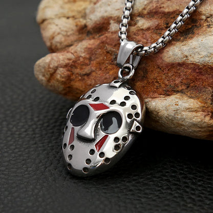 Horror Mask Pendant (316L)
