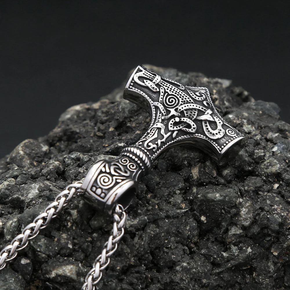 Hammer Mjolnir Pendant Necklace (316L)