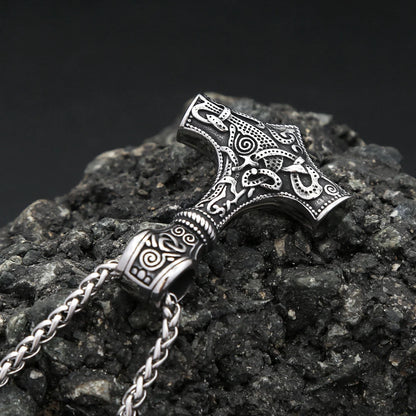 Hammer Mjolnir Pendant Necklace (316L)
