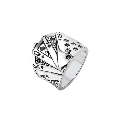 Lucky Cards Ring (316L)