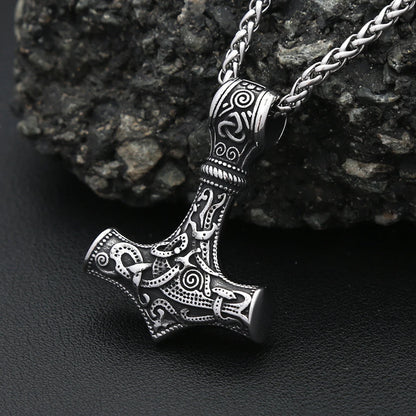 Hammer Mjolnir Pendant Necklace (316L)