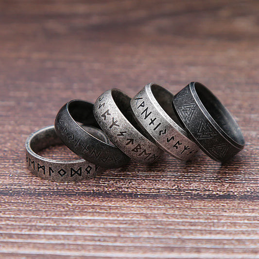 Viking Rune Ring (316L)