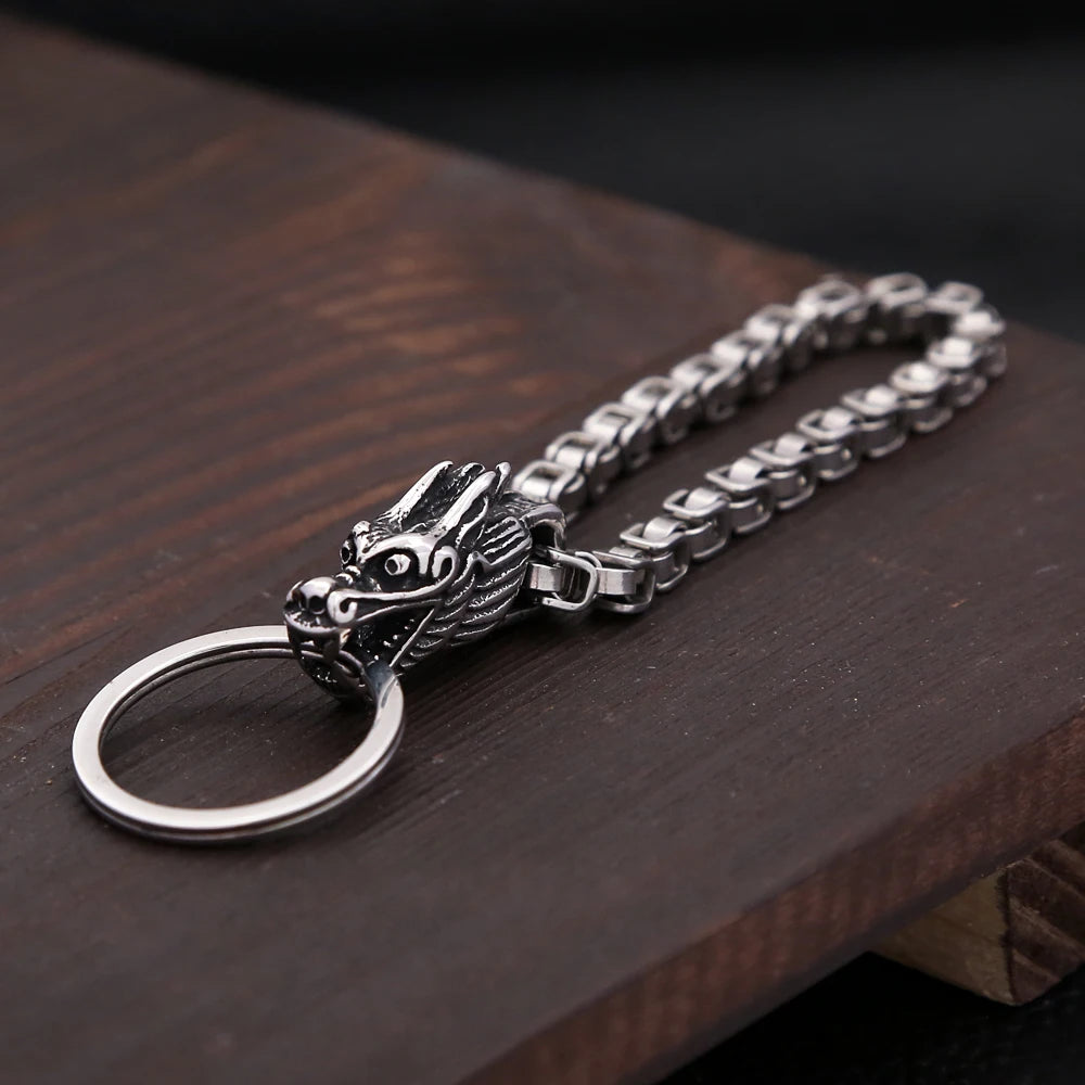 Dragon Head Keychain (316L)