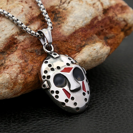 Horror Mask Pendant (316L)