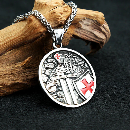 Knight Cross Pendant (316L)