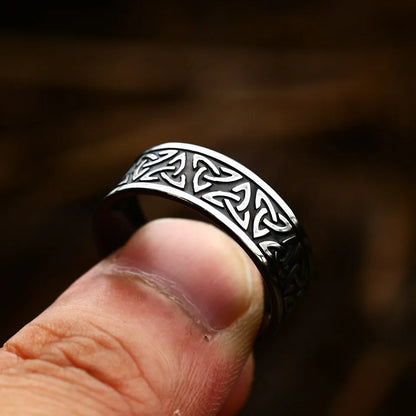 Valknut Knot Ring (316L)