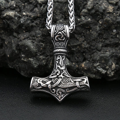 Hammer Mjolnir Pendant Necklace (316L)