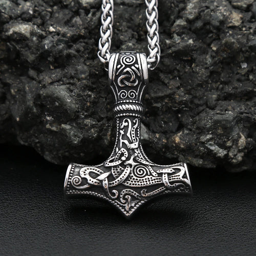 Hammer Mjolnir Pendant Necklace (316L)