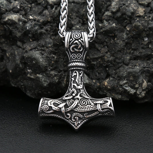 Hammer Mjolnir Pendant Necklace (316L)