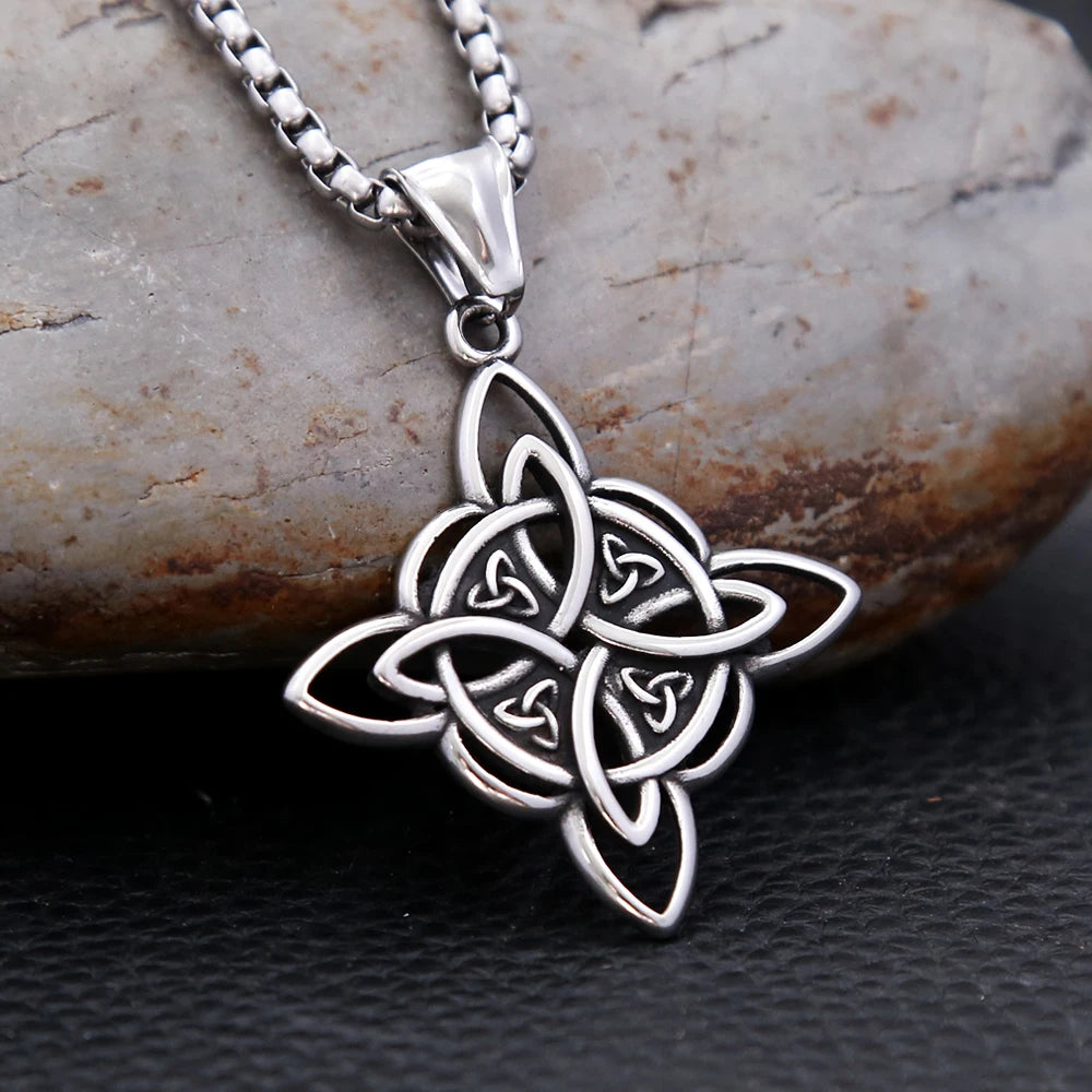 Viking Witch Knot Pendant Necklace (316L)