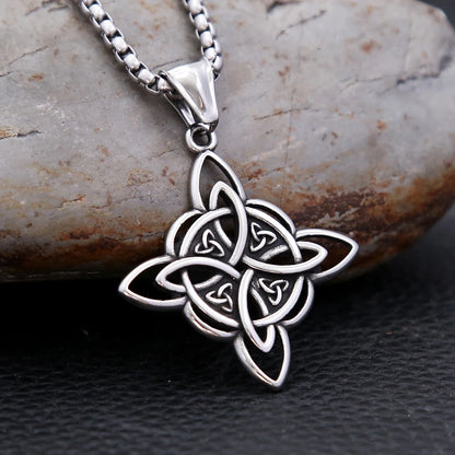 Viking Witch Knot Pendant Necklace (316L)