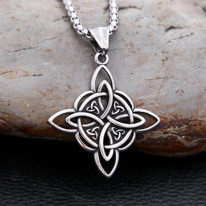 Viking Witch Knot Pendant Necklace (316L)
