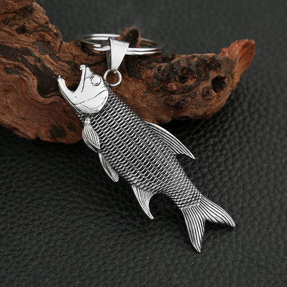 Vintage Fish Keychain (316L)