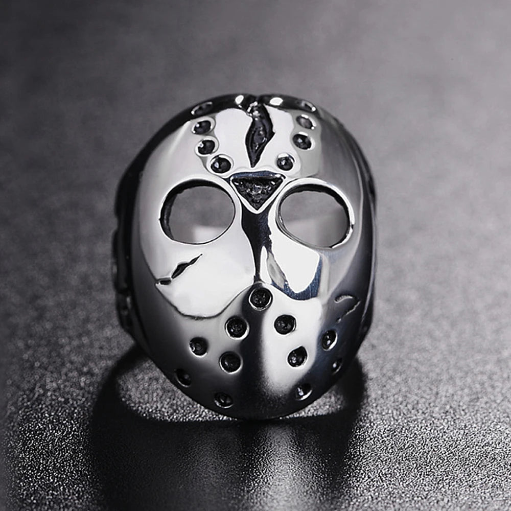 Horror Mask Ring (316L)