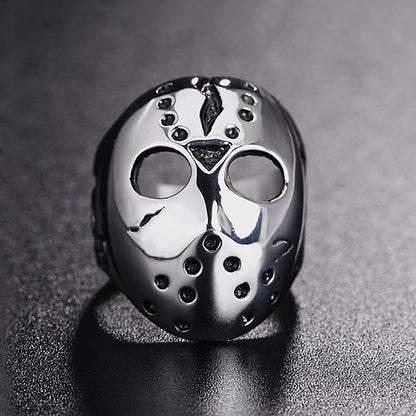 Horror Mask Ring (316L)