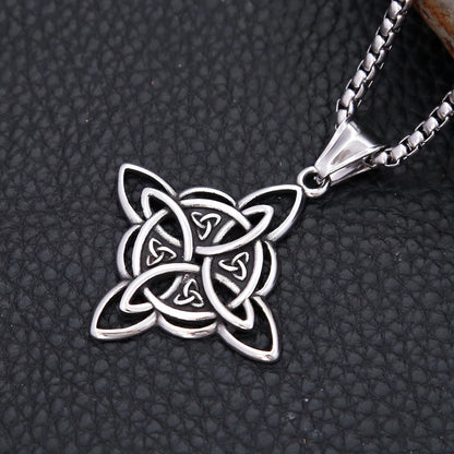 Viking Witch Knot Pendant Necklace (316L)