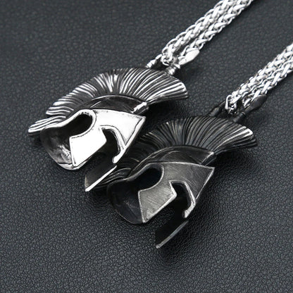 Spartan Helmet Pendant (316L)