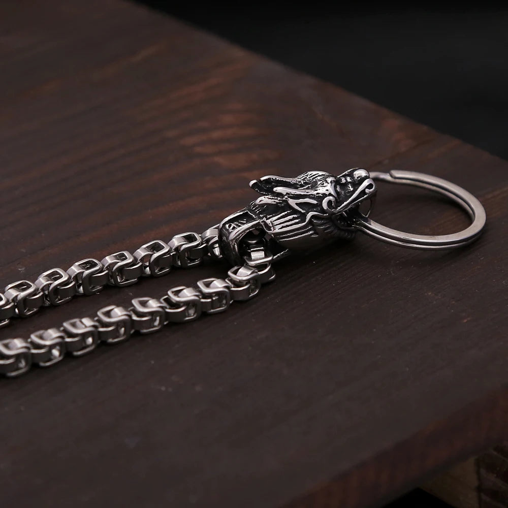 Dragon Head Keychain (316L)