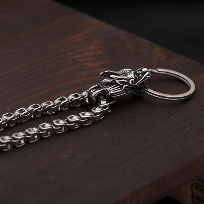 Dragon Head Keychain (316L)