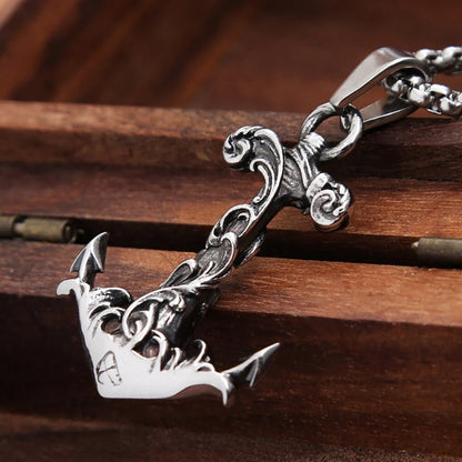 Vintage “Warrior Skull Mask” Pendant Necklace (316L