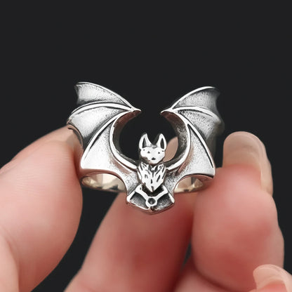 Bat Wing Ring (316L)