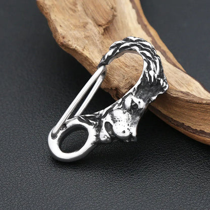 Lion Head Carabiner Keychain (316L)