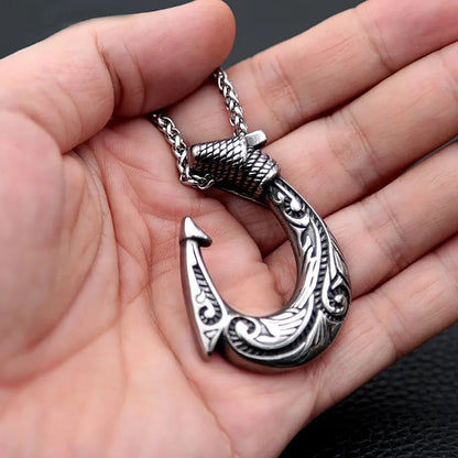 Skull Mask Warrior Pendant Necklace (316L)