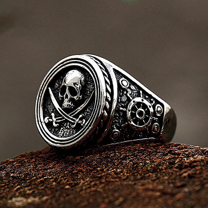 Pirate Skull Ring (316L)