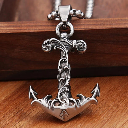 Vintage “Warrior Skull Mask” Pendant Necklace (316L