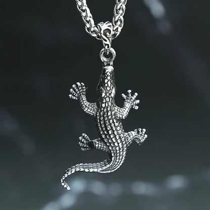 Crocodile Pendant Necklace (316L)
