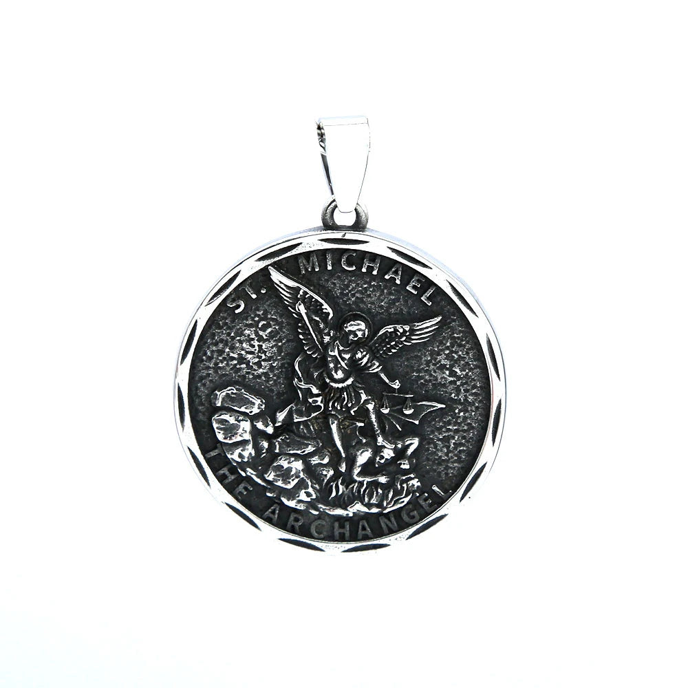 St. Michael Necklace – Guardian Archangel Pendant for Men