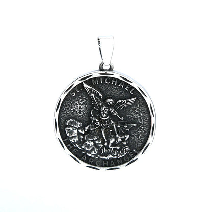 St. Michael Necklace – Guardian Archangel Pendant for Men