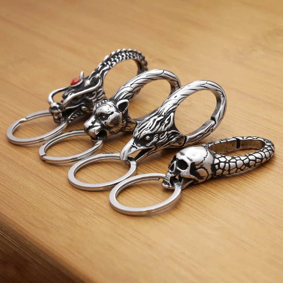 Dragon Head Keychain (316L)