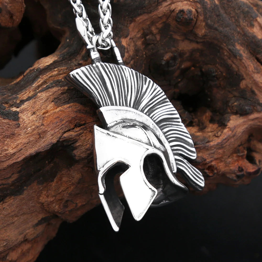 Spartan Helmet Pendant (316L)
