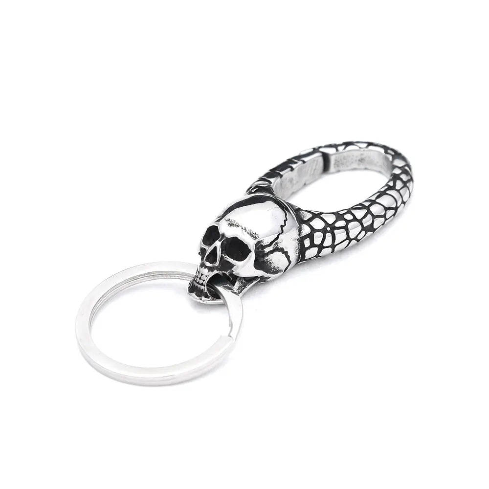 Lion Head Carabiner Keychain (316L)
