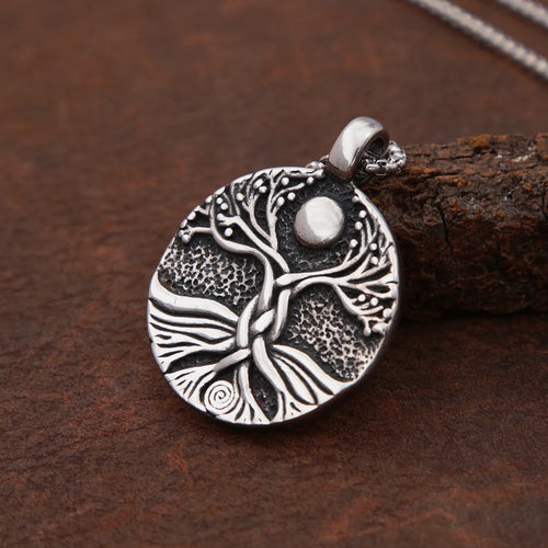 Viking Yggdrasil Necklace – Nordic Tree of Life Pendant