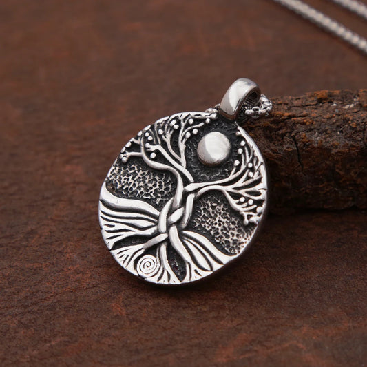 Viking Yggdrasil Necklace – Nordic Tree of Life Pendant