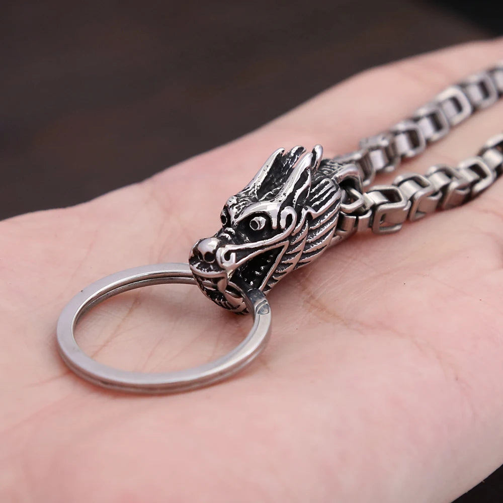 Dragon Head Keychain (316L)